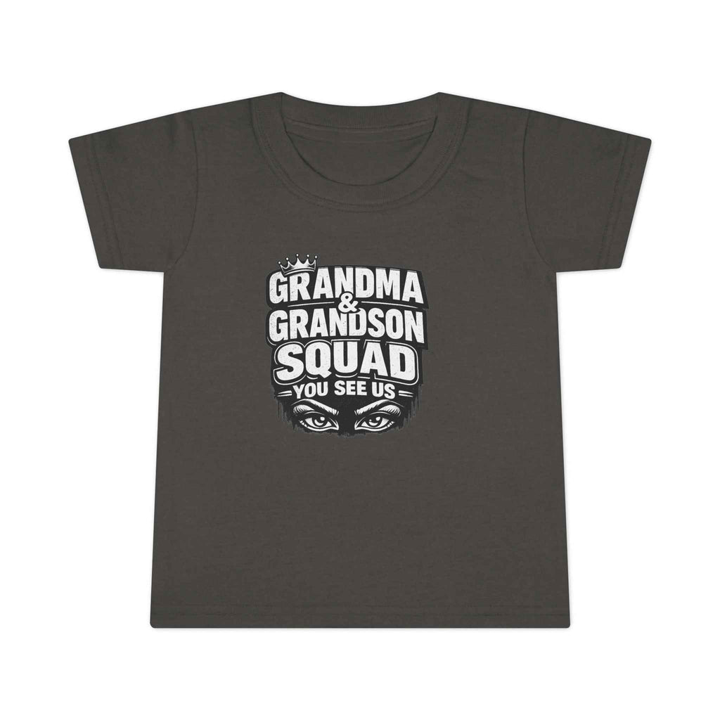 Toddler T-Shirt - Grandma & Grandson Squad "You See Us" Graphic