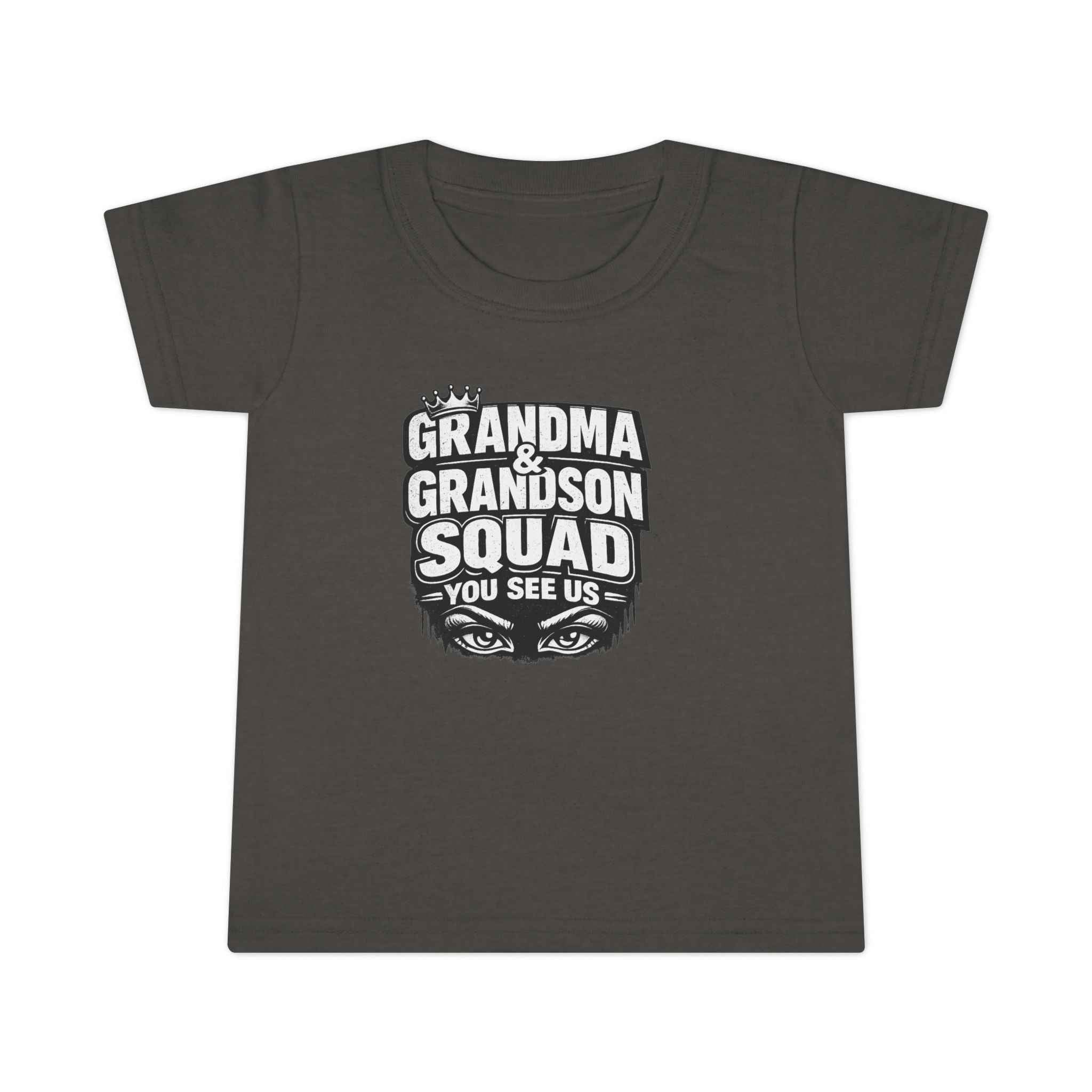 Toddler T-Shirt - Grandma & Grandson Squad "You See Us" Graphic
