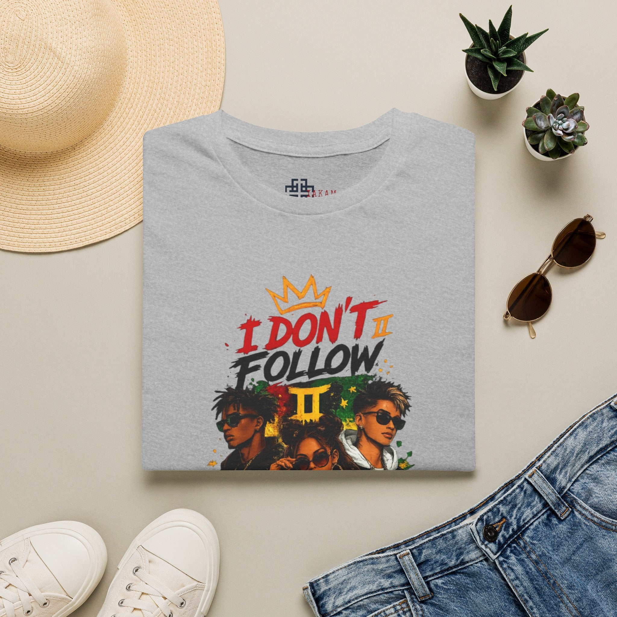 I Don't Follow Trends T‑Shirt 3— Retro Rebel Graphic Tee