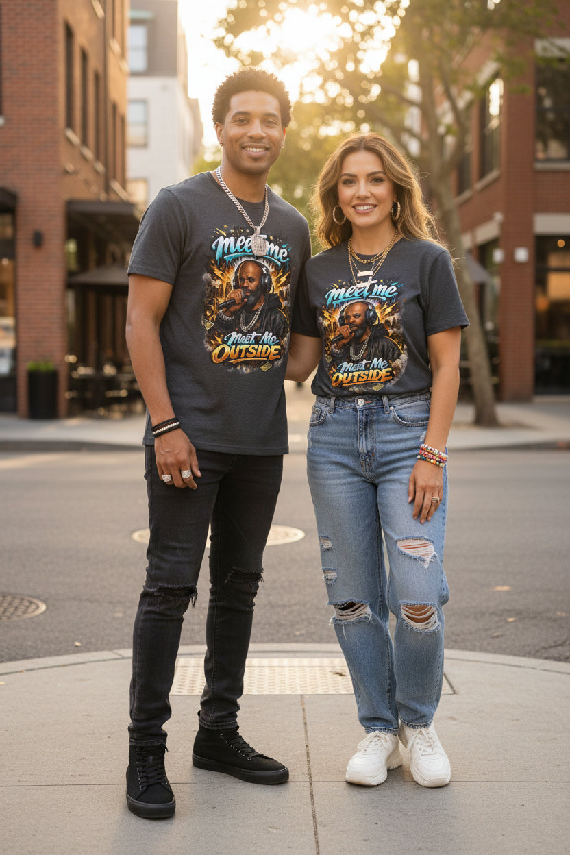 Meet Me Outside Fuse982 T-Shirt — Bold Graphic Streetwear Tee