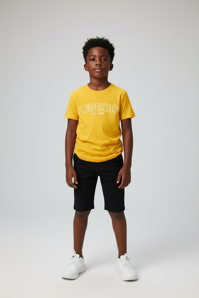 Kids Tee — 'LEGENDS' Mini Logo Graphic Shirt