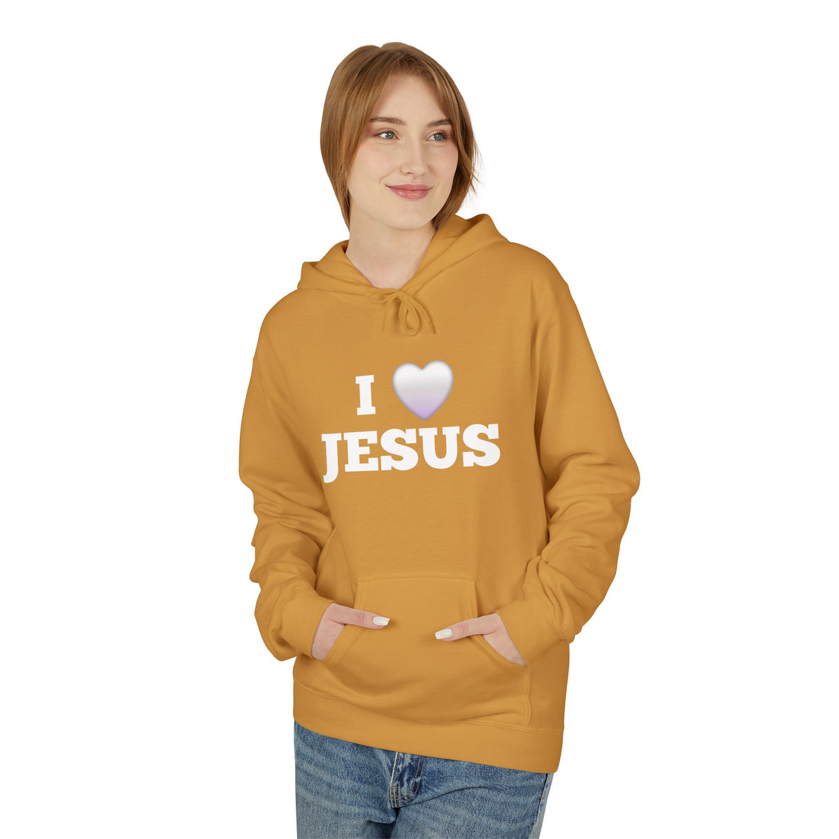 I Love Jesus Christian Faith Hoodie