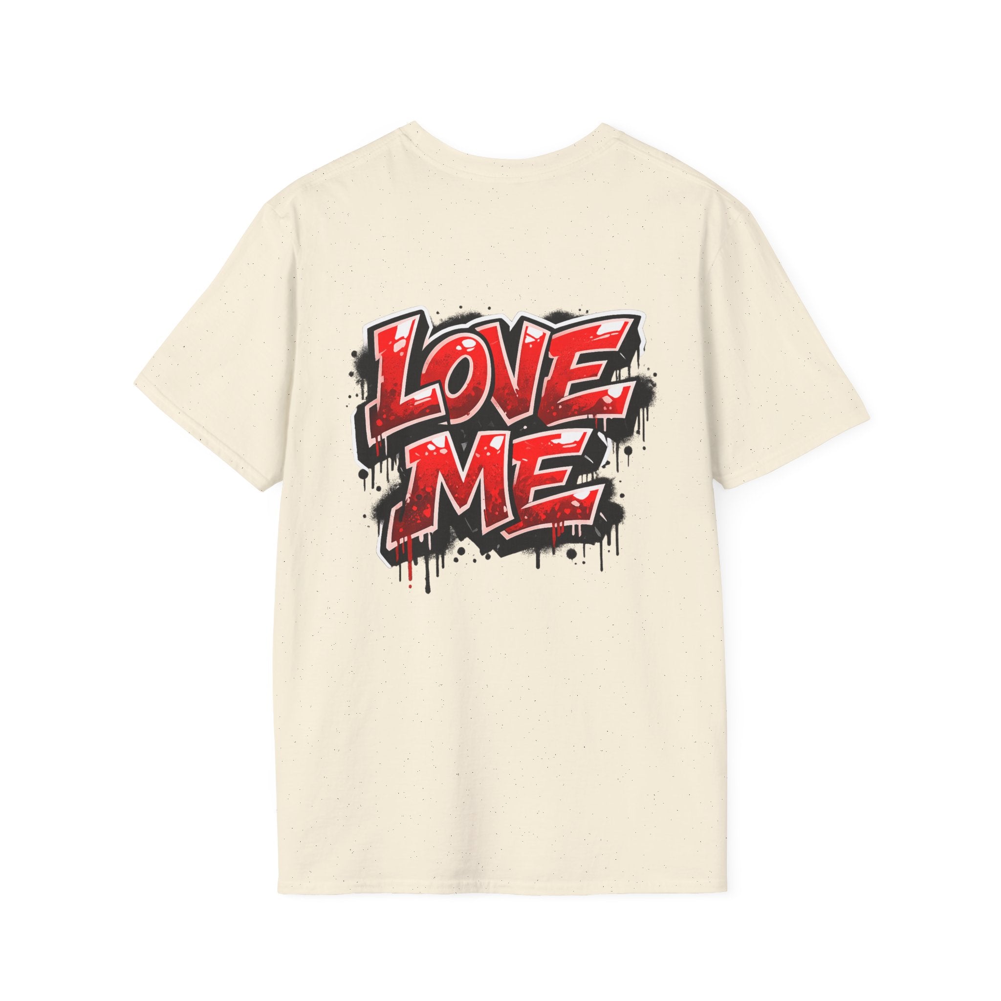 Broken Teddy Bear Graphic Tee — "Love Me" Street Art Shirt Unisex