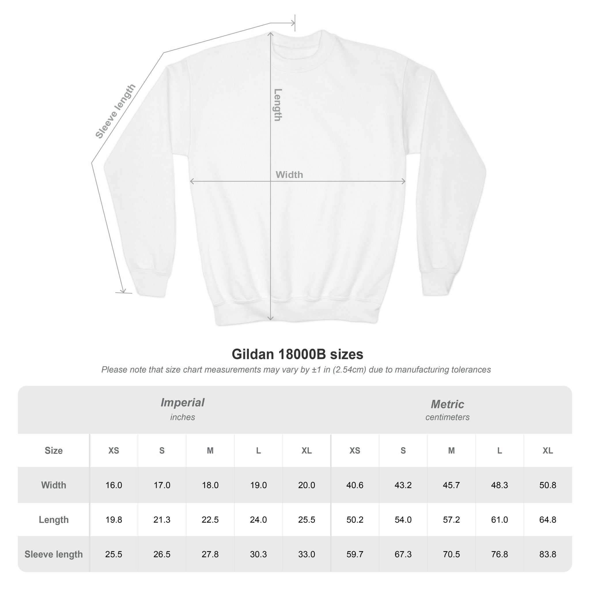 Youth Crewneck Sweatshirt — Minimal White Kid’s Pullover
