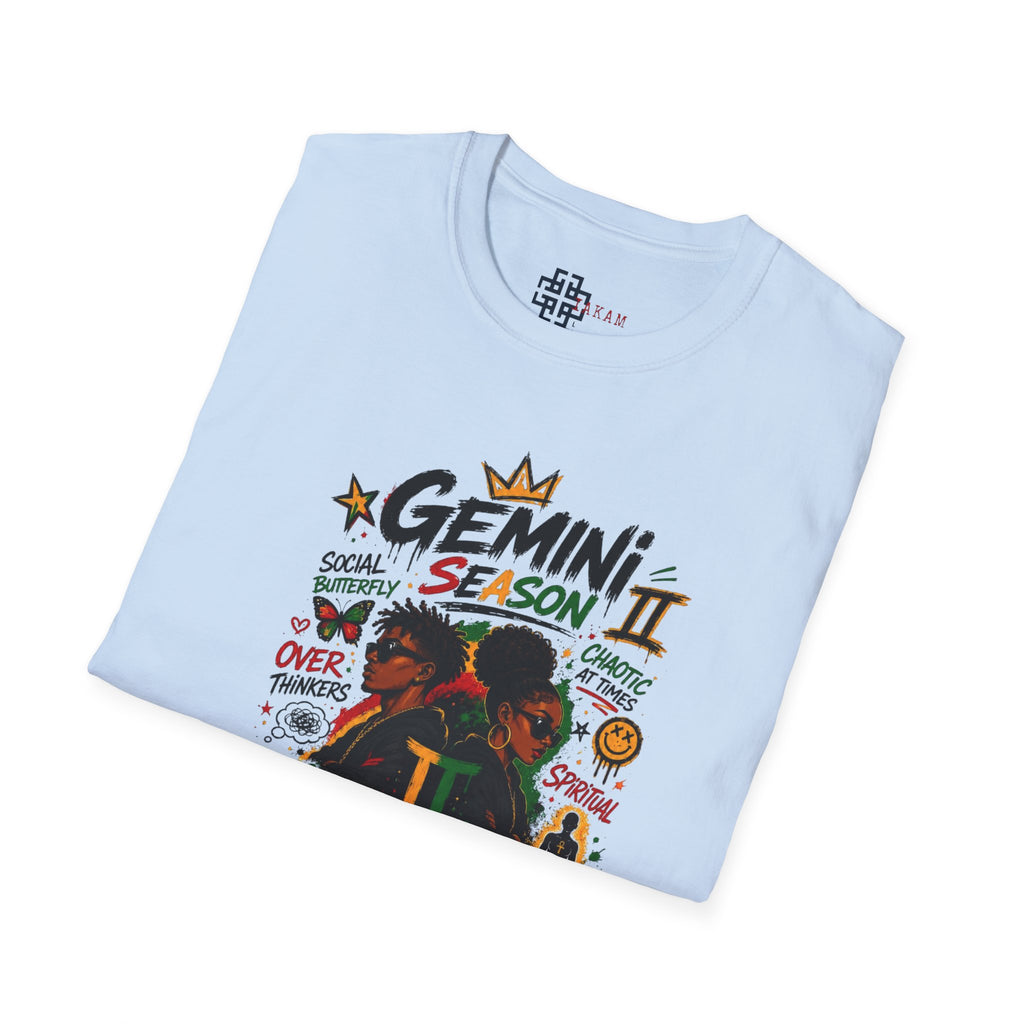 Gemini Zodiac T-Shirt - Gemini Season Graphic Tee for Trendsetters