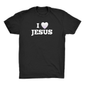 I love Jesus Organic Adult T-Shirt