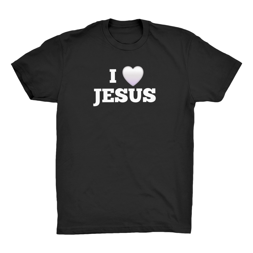 I love Jesus Organic Adult T-Shirt