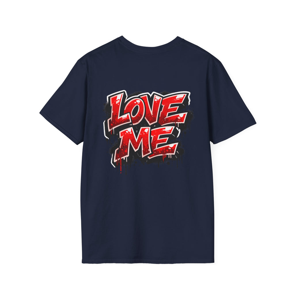Broken Teddy Bear Graphic Tee — "Love Me" Street Art Shirt Unisex