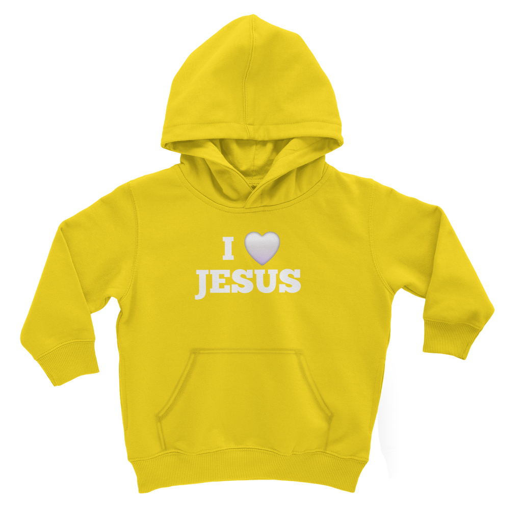 I love Jesus Hoodie for Kids - Classic Design Kids Sweatshirt