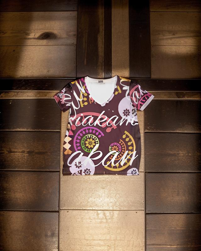 Crazy Skull 1 Women's V-Neck Tee - IAKAM