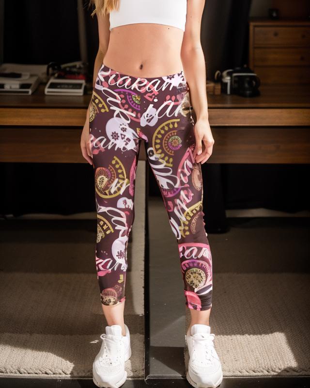 Crazy Skull 1 Women's Yoga Pants - IAKAM