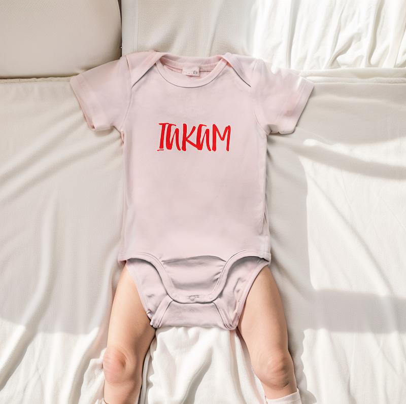 IAKAM Red Classic Baby Onesie Bodysuit - IAKAM