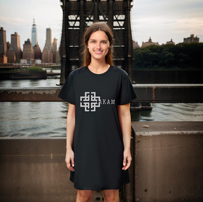 KAM S9  Organic T-Shirt Dress - IAKAM