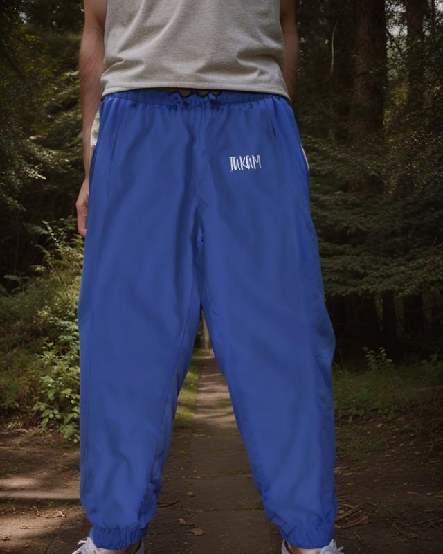 Blue Men's Track Pants - IAKAM