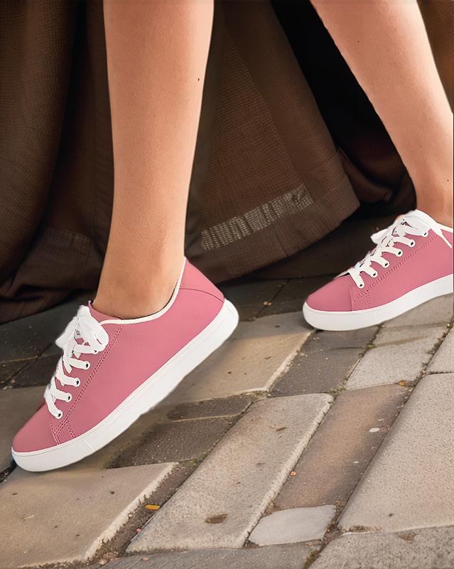 FUSION Women's Faux-Leather Sneaker - IAKAM