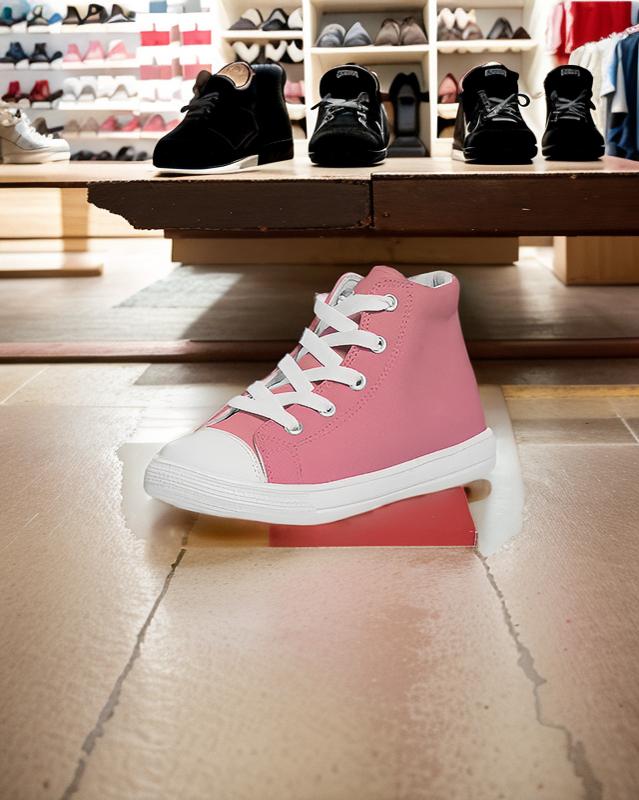 Fusion Kids Hightop Canvas Shoe - IAKAM