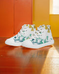 Abstracts  Kids Hightop Canvas Shoe - IAKAM