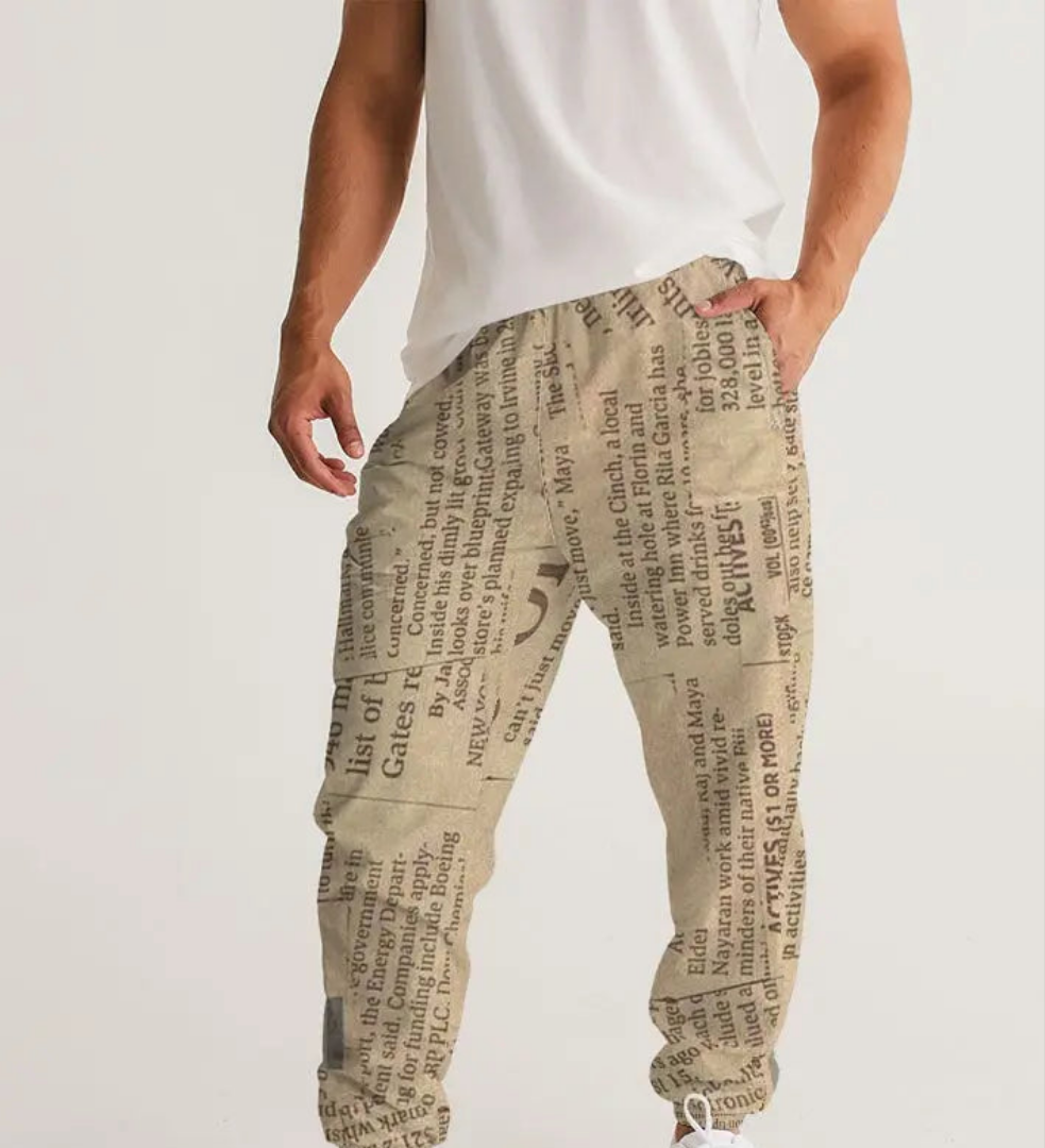 Vintage Style  Men's Track Pants