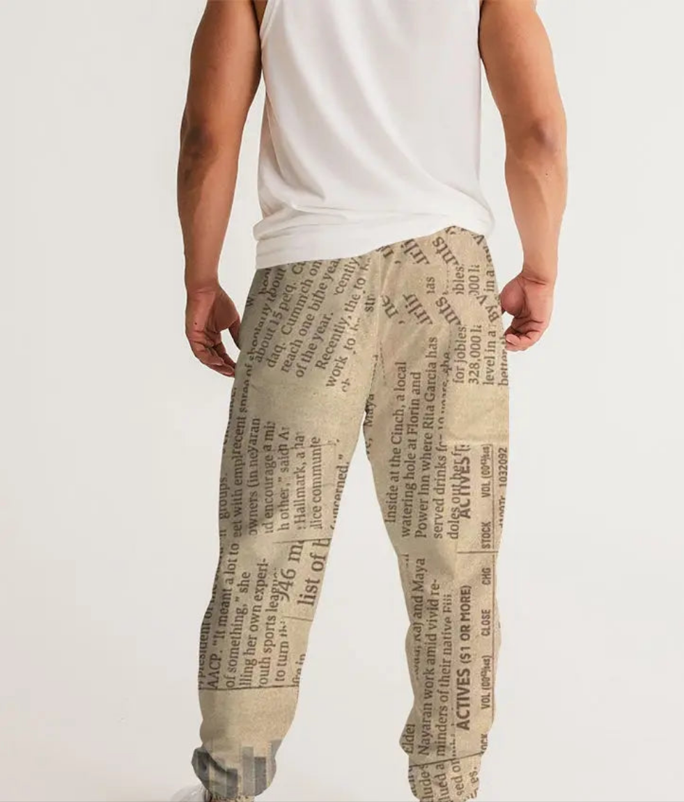 Vintage Style  Men's Track Pants