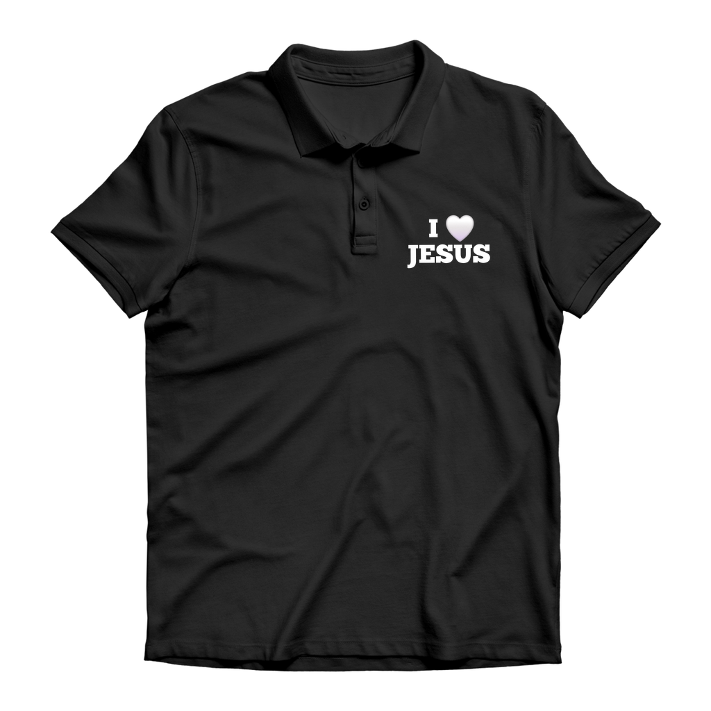 I Love Jesus Polo Shirt - Premium Men's Quality and Comfort