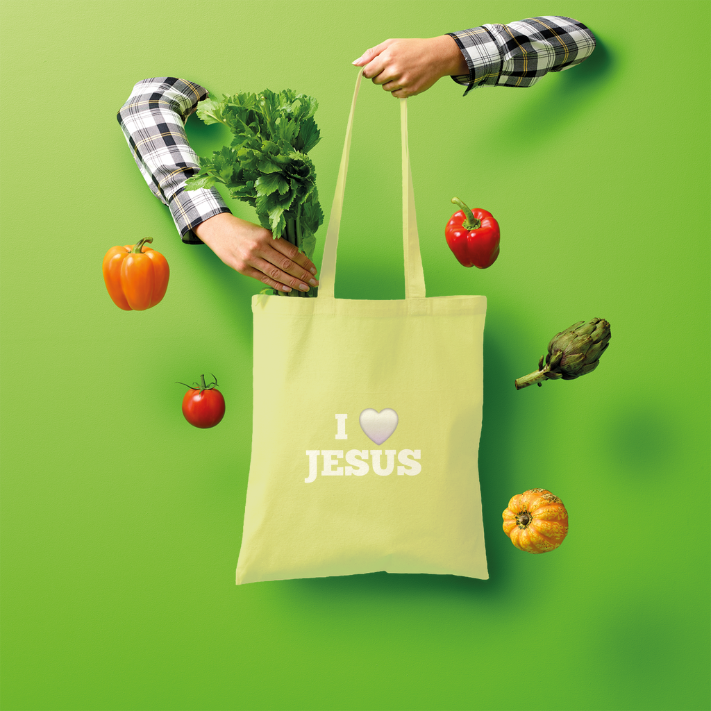 I love Jesus Shopper Tote Bag