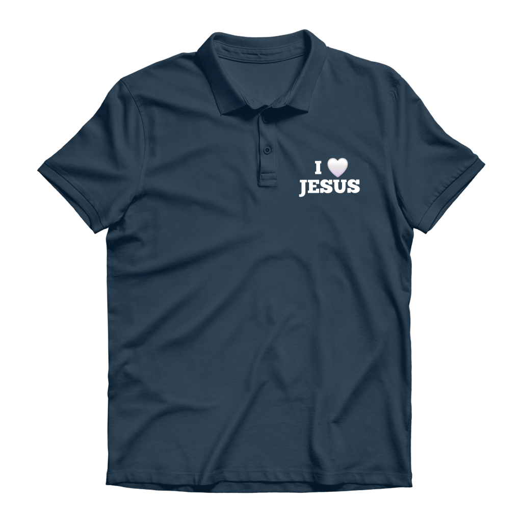 I Love Jesus Polo Shirt - Premium Men's Quality and Comfort