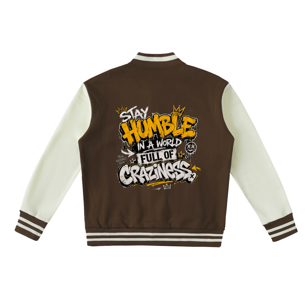 Fuse982 Two-Tone Fleeced Varsity Jacket