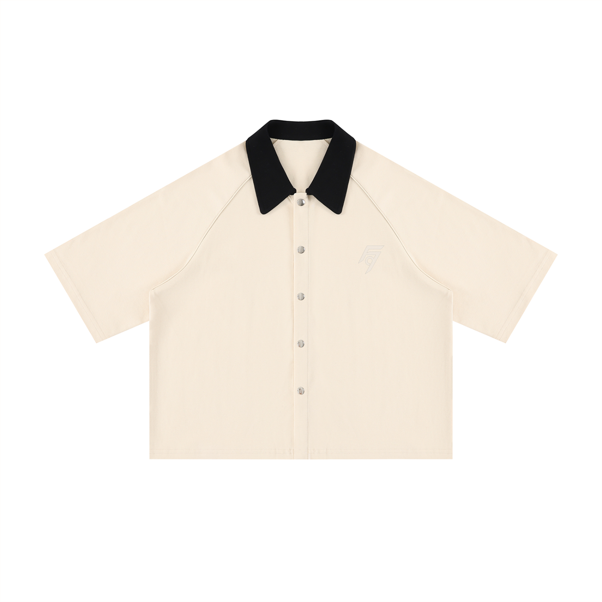 Unisex Color Block Boxy Short Sleeve Shirt