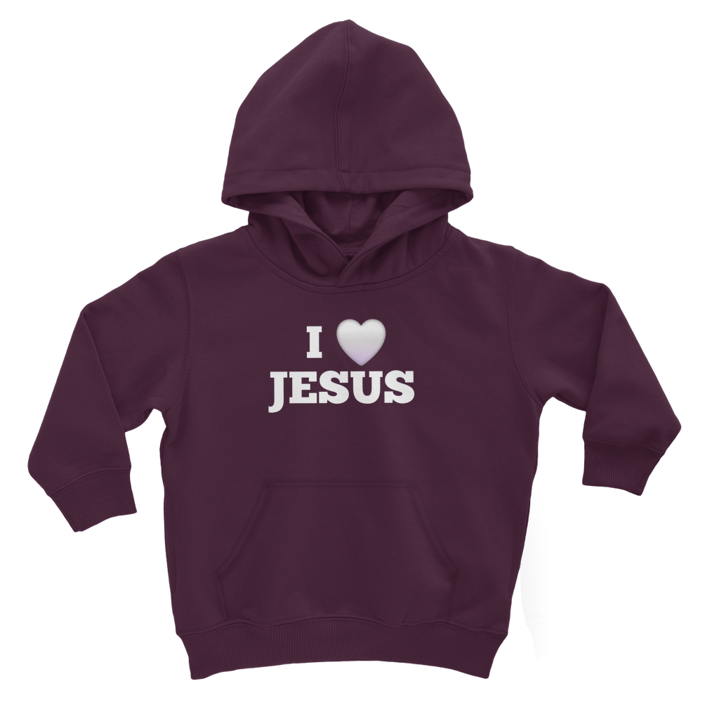 I love Jesus Hoodie for Kids - Classic Design Kids Sweatshirt