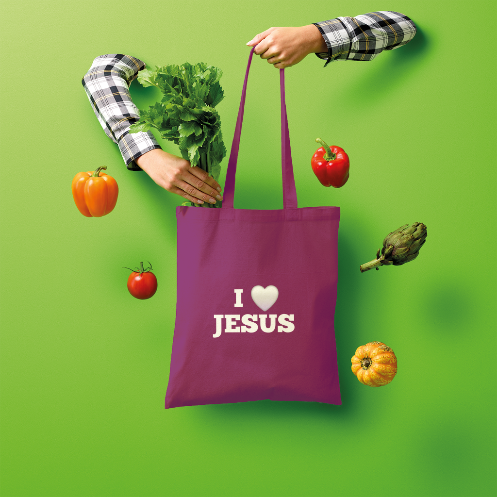 I love Jesus Shopper Tote Bag