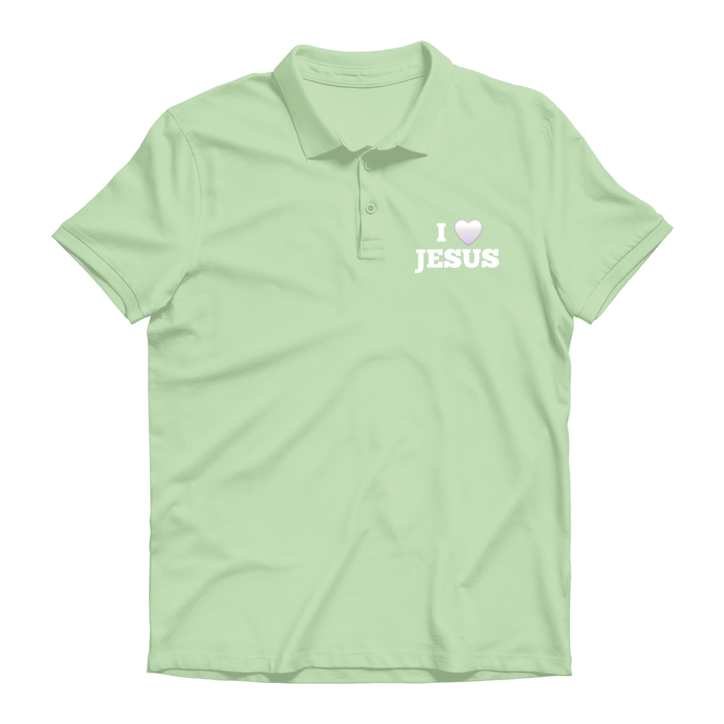 I Love Jesus Polo Shirt - Premium Men's Quality and Comfort