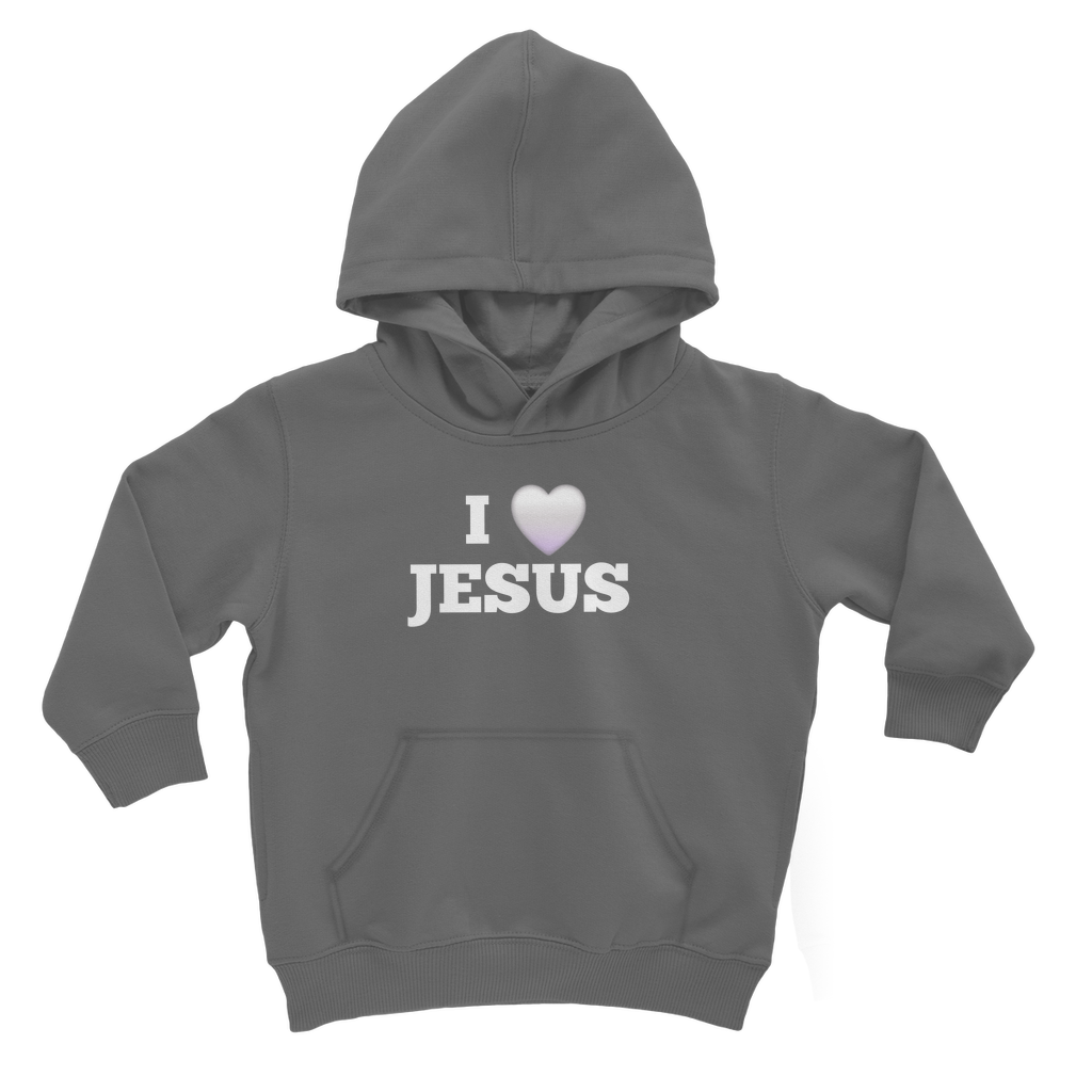 I love Jesus Hoodie for Kids - Classic Design Kids Sweatshirt