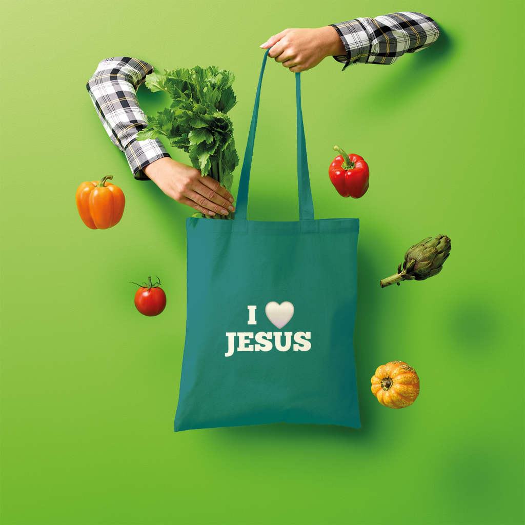 I love Jesus Shopper Tote Bag