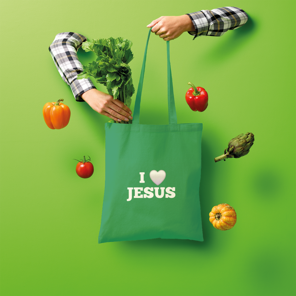 I love Jesus Shopper Tote Bag