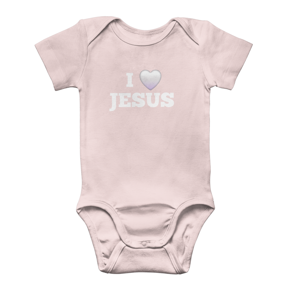 I love Jesus Classic Baby Onesie Bodysuit