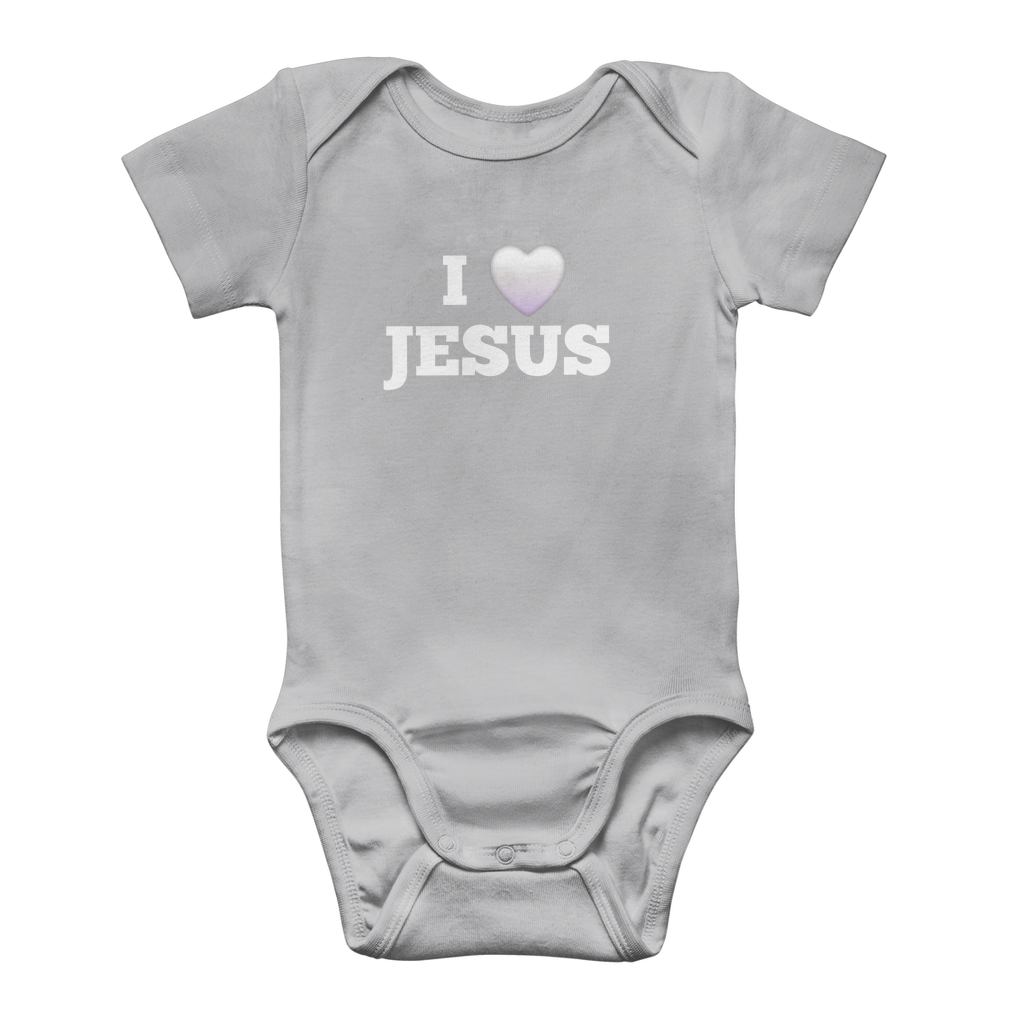 I love Jesus Classic Baby Onesie Bodysuit