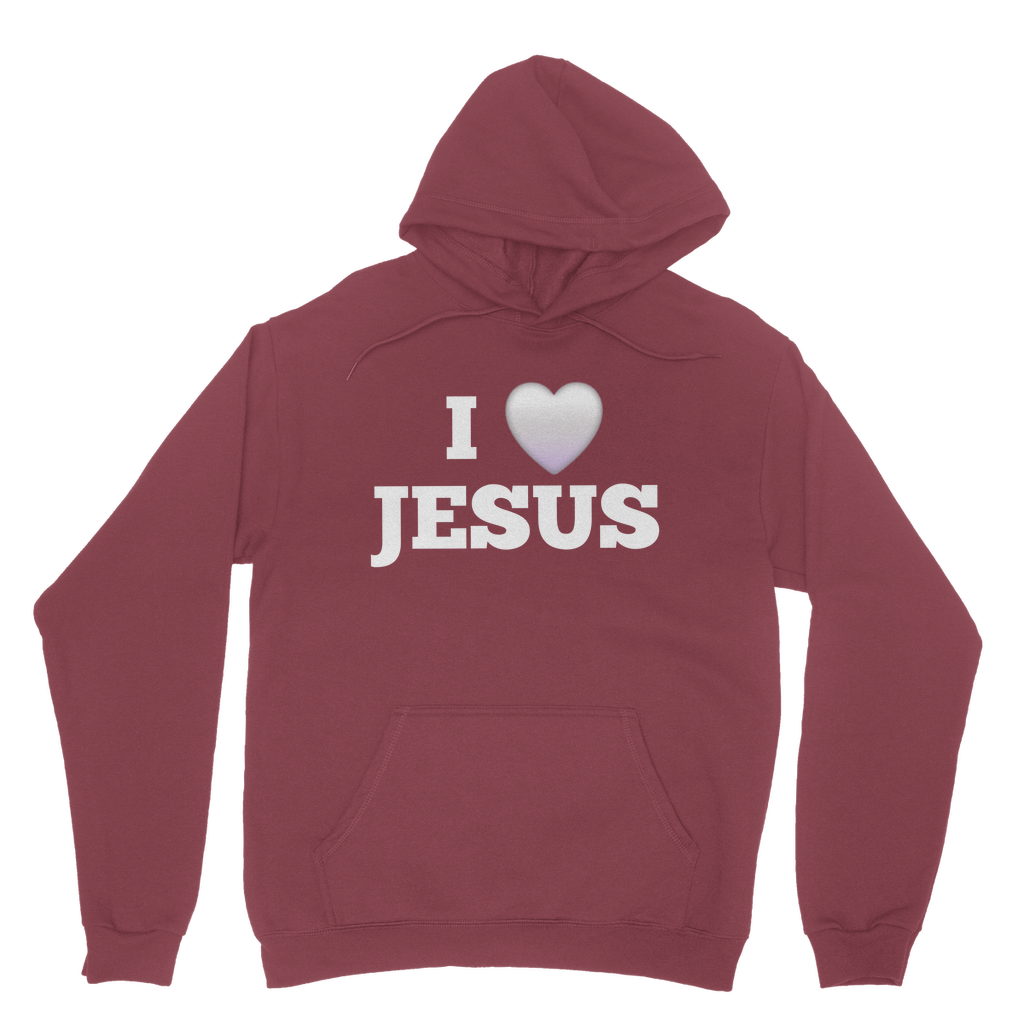 I love Jesus Hoodie for Everyday Comfort - Classic Adult Style