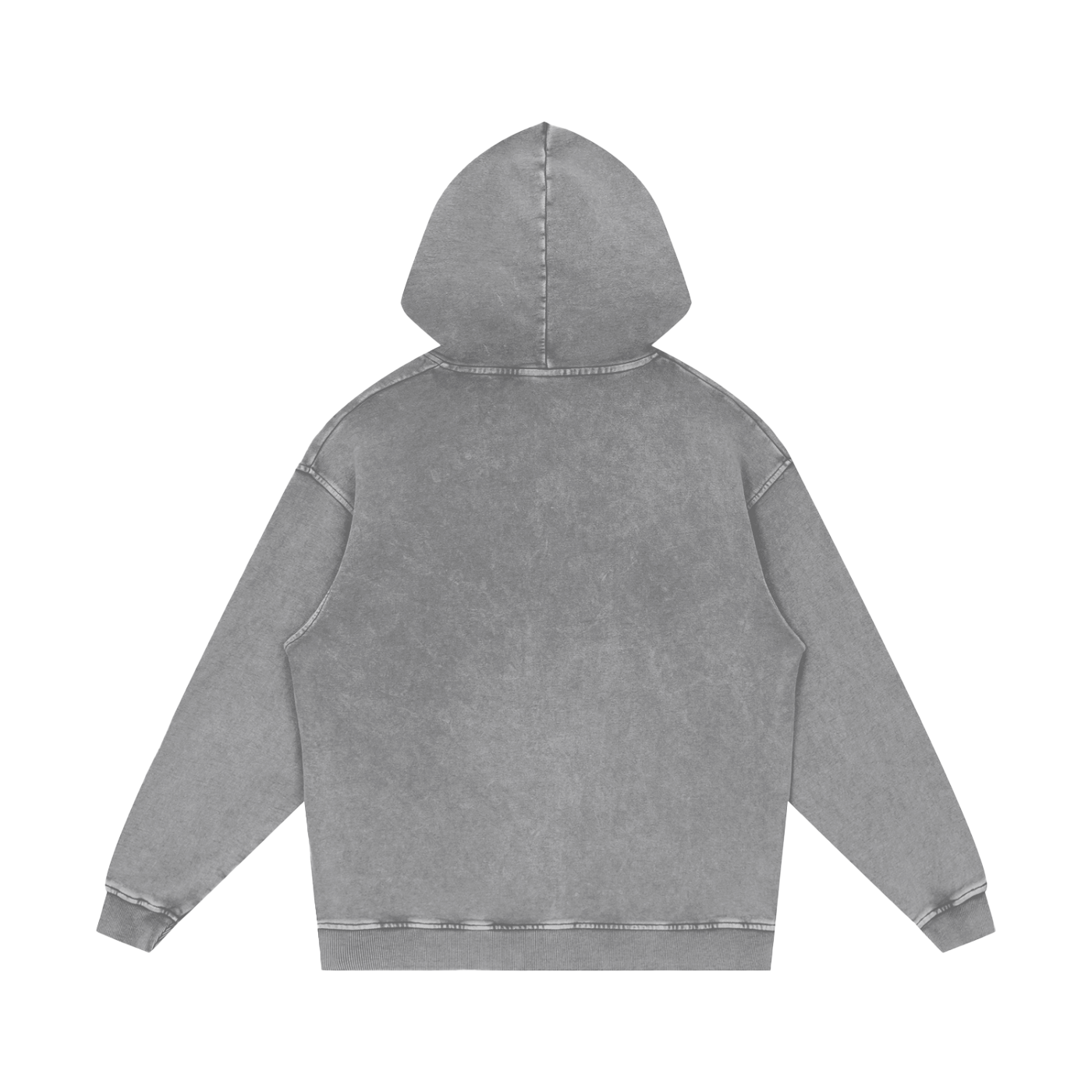 Msfbrownie Washed Loose Cotton Hoodie