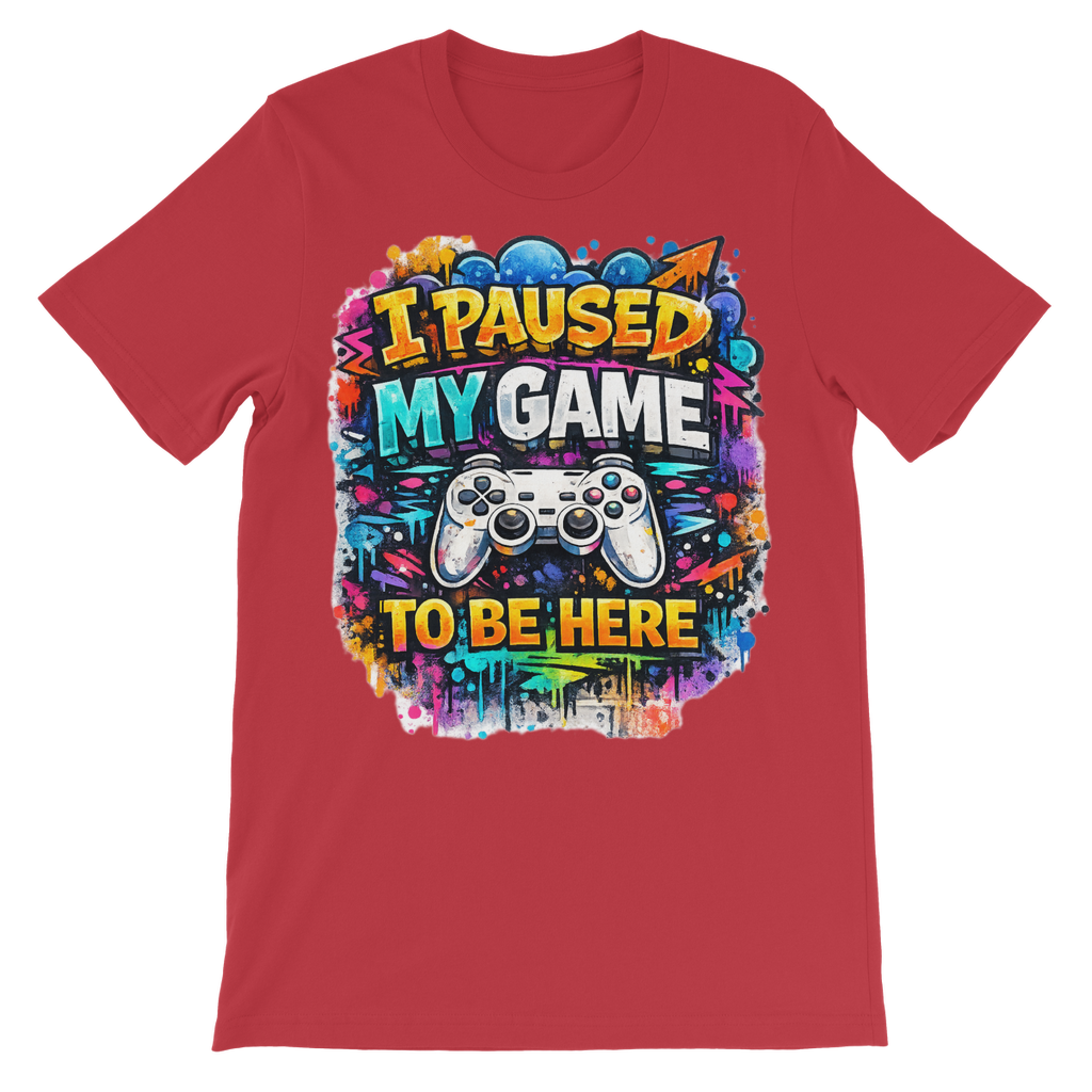 I paused my game Classic Kids T-Shirt