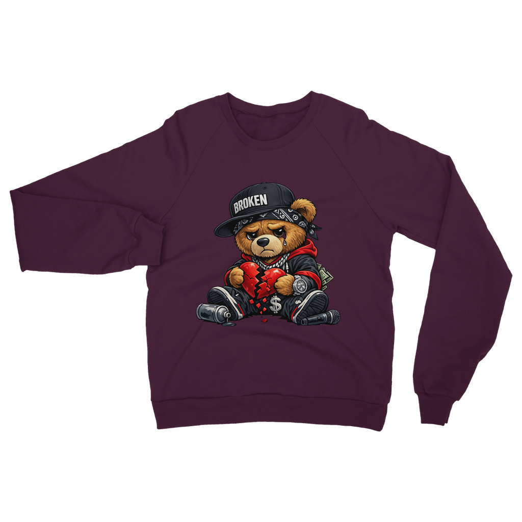 Broken Hearted Bear Classic Adult Sweatshirt