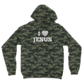 I love Jesus Camouflage Adult Hoodie