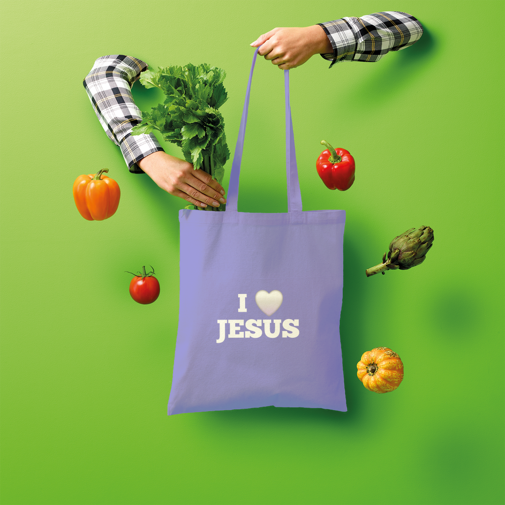 I love Jesus Shopper Tote Bag