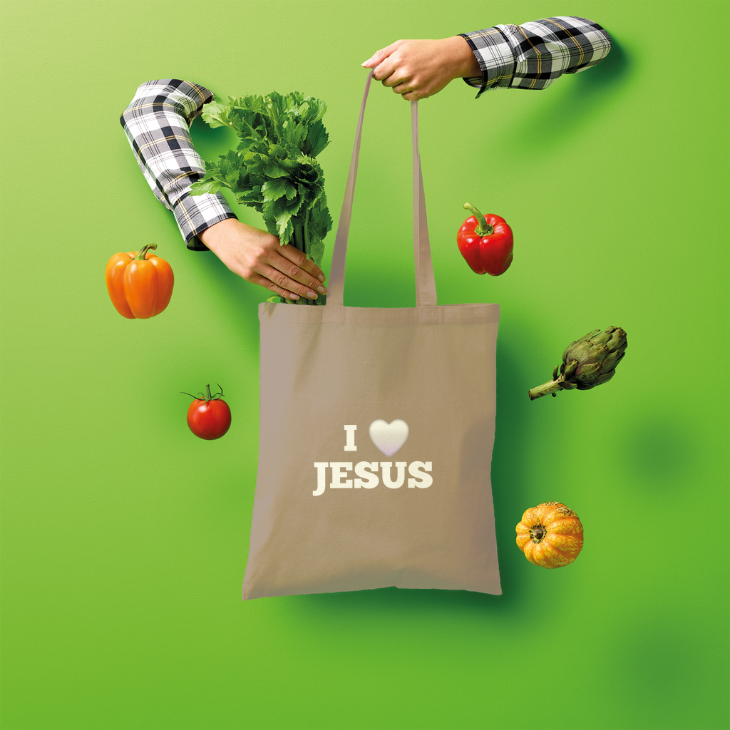 I love Jesus Shopper Tote Bag