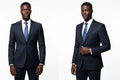 Men's Lapel Collar Long Sleeve Blazer and Pants Set