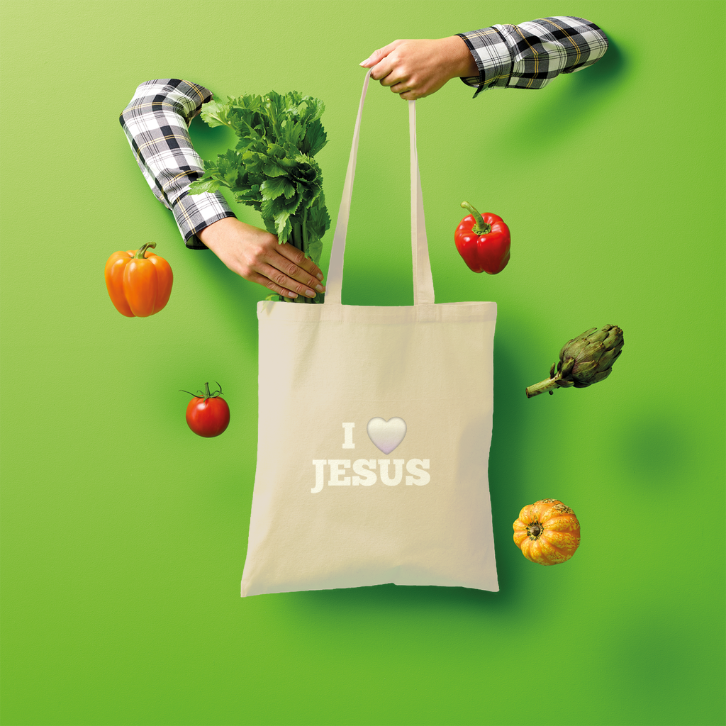 I love Jesus Shopper Tote Bag