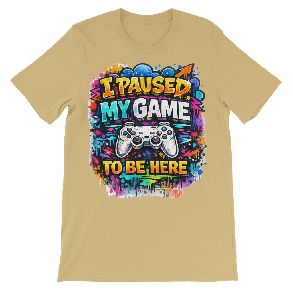 I paused my game Classic Kids T-Shirt