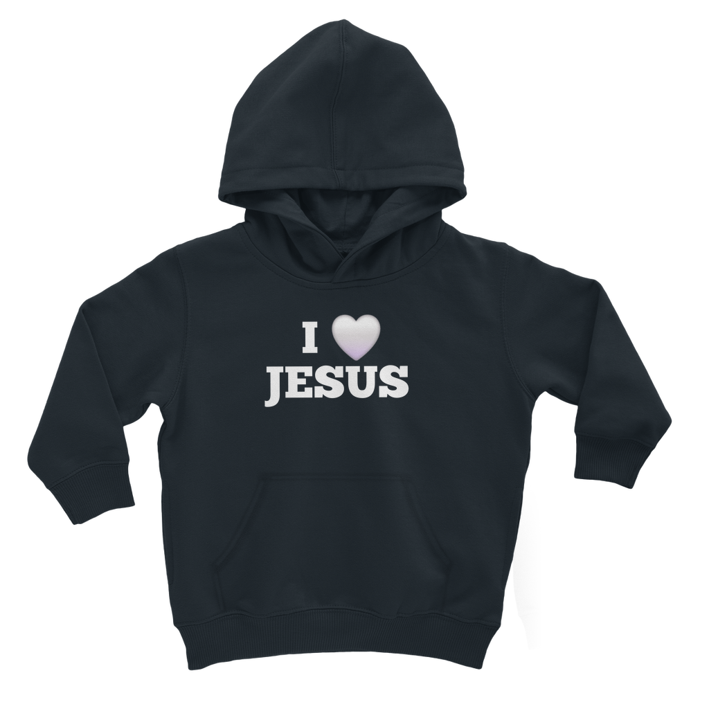 I love Jesus Hoodie for Kids - Classic Design Kids Sweatshirt