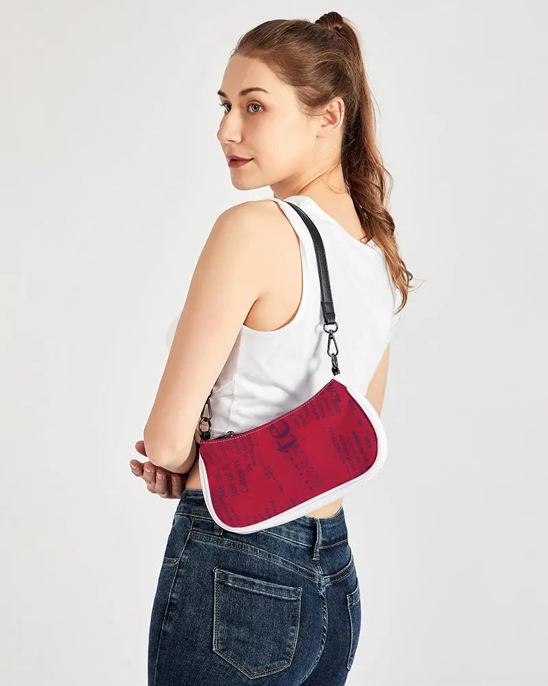 Vintage Red Petite Canvas Pouch - IAKAM