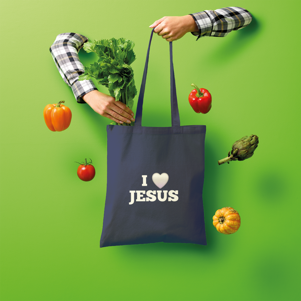 I love Jesus Shopper Tote Bag