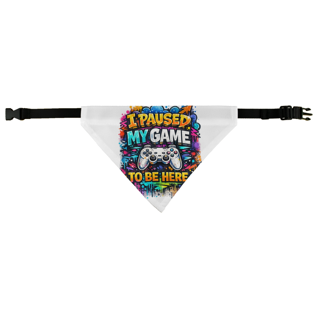I paused my game Pet Bandana